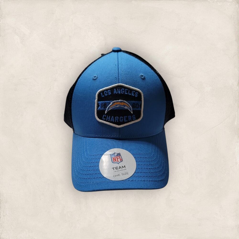 NFL Los Angeles Chargers Canvas Mesh Back Cap